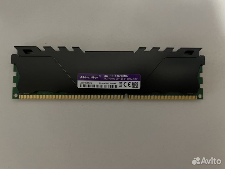 Оперативная память 16GB(8x2) DDR3 1600Mhz