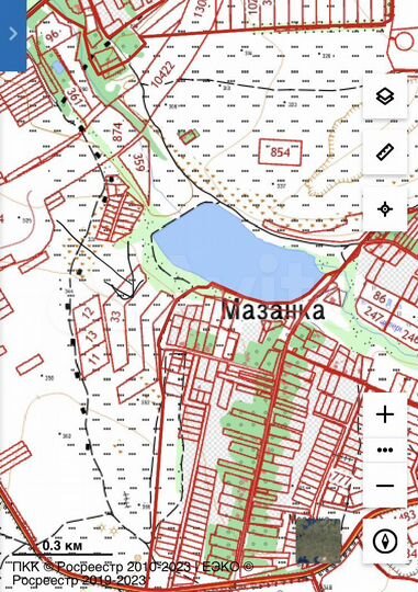 Участок 1,6 га (СНТ, ДНП)