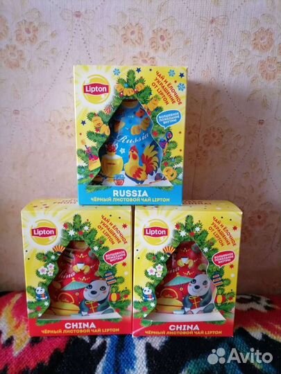 Матрёшки от чая Липтон
