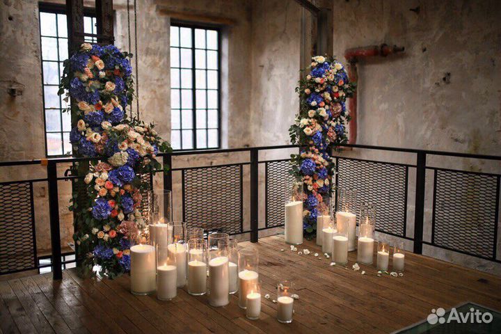 Аренда насыпных свечей