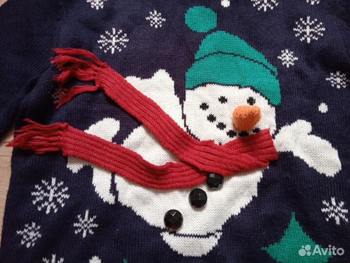 Свитер новогодний женский 44 S