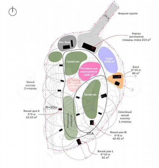 Участок 2,4 га (СНТ, ДНП)