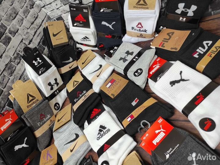 Носки Nike Adidas Reebok Puma Lacoste
