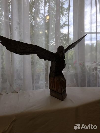 Статуетка СССР орел резной