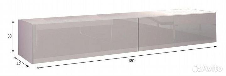 Тумба тв Модерн Виго мдф глянец подвесная дизайн 2