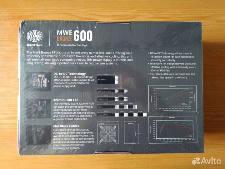 Блок питания Cooler Master MWE Bronze 600W V2