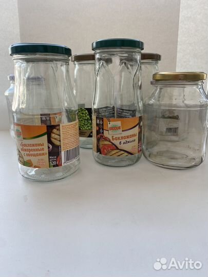 Стеклянная банка с винтовой крышкой 500 грамм