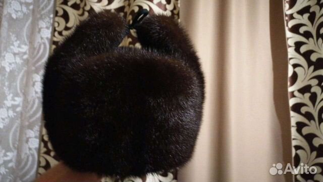Норковая шапка мужская