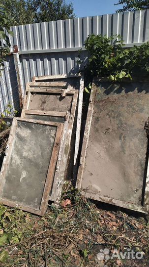 Деревянные окна двойные б/у