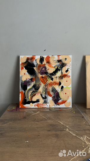 Картина холст 40х40 акрил