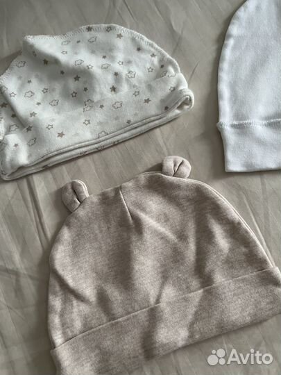 Шапочки / чепчики для малышей 0+