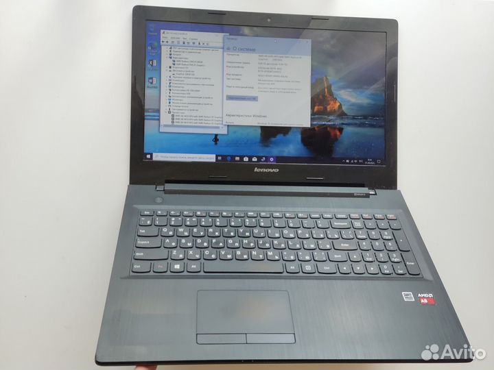 Ноутбук Lenovo AMD A8-6410/SSD256/8Gb