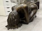 Столик скульптура женская фигура бронза