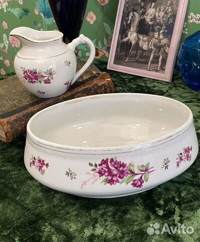 Фарфор Дулево 1958 г Гвоздика посуда СССР