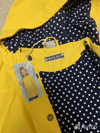Дождевик для девочки 128