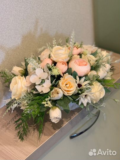 Искусственные цветы композиции