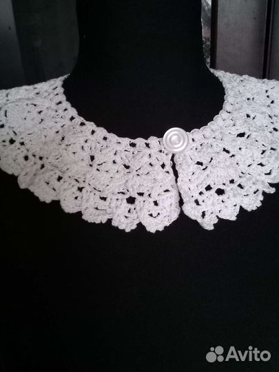 Воротнички из хлопка ручная работа