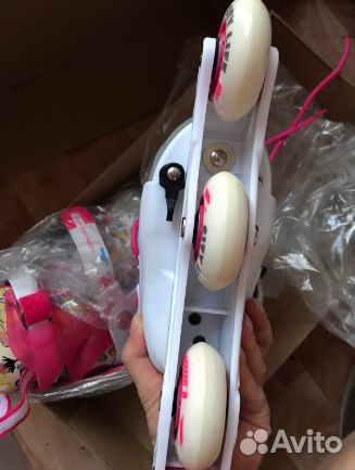 Ролики XS (26-29) + защита (шлем, наколенники)