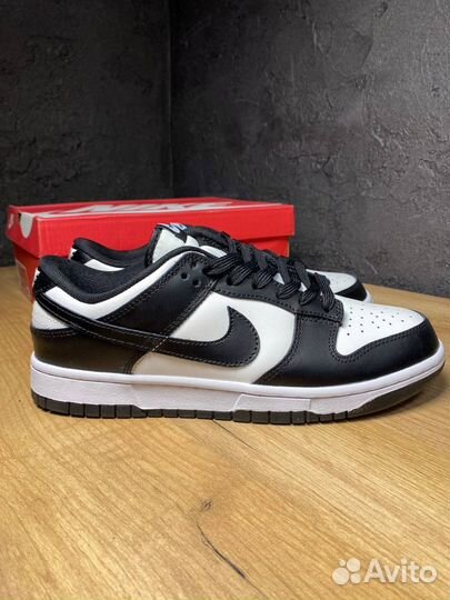 Кроссовки Nike Dunk Low Retro White Black Panda