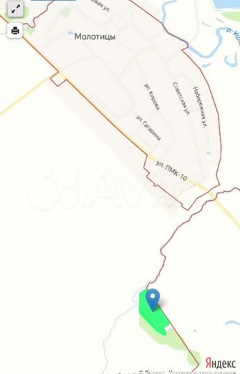 Участок 6,43 га (СНТ, ДНП)