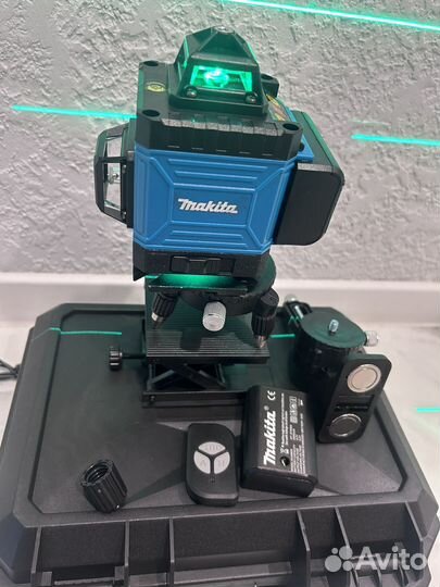 Лазерный уровень makita 4D нивелир 16 линий