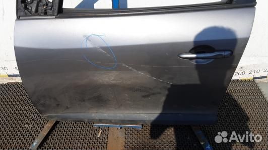 Дверь передняя левая renault megane 3 (1SK46EN01)