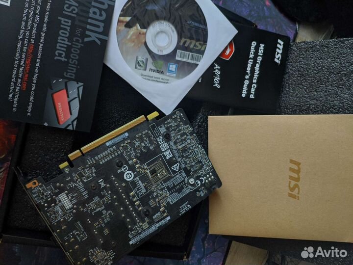 Видеокарта MSI aero ITX GTX 1060 3gb oc edition