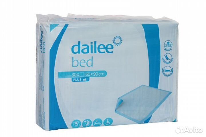 Пеленки 60х90 30 шт