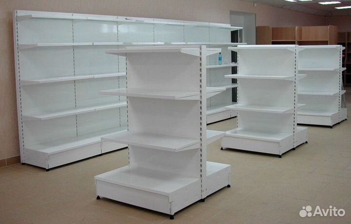 Стеллаж торговый с полками для магазина