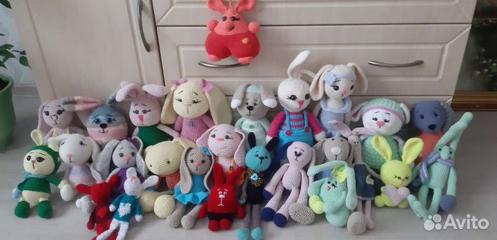 Игрушки ручной работы из пряжи