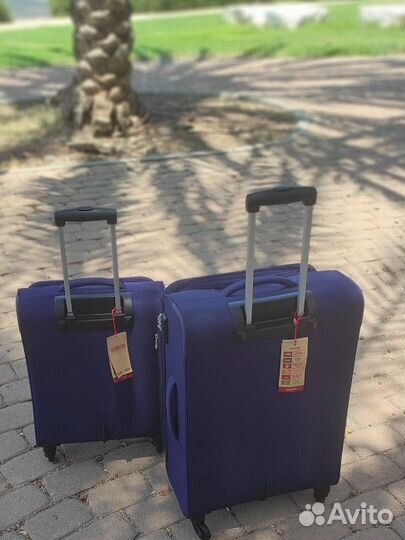 American tourister из ткани ручная кладь