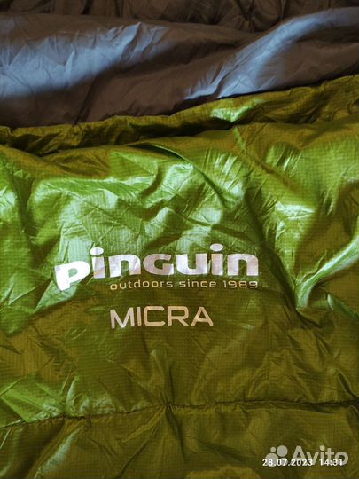 Спальный мешок Pinguin Micra 185 left
