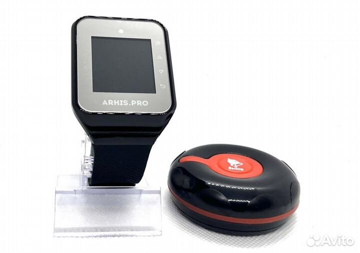 Кнопка вызова официанта персонала Классик и часы