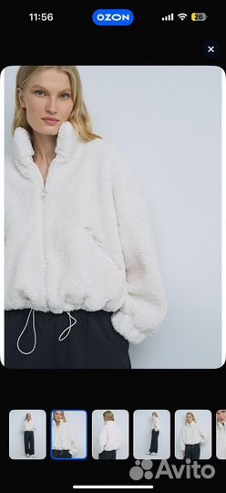 Шубка Ostin и кеды