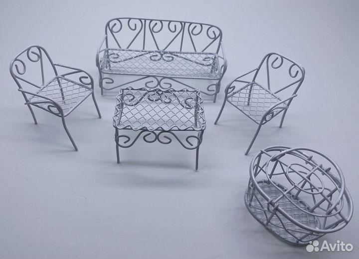 Металлическая мебель, миниатюры ScrapBerrys