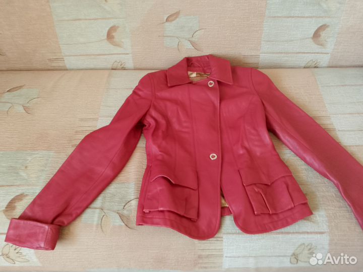 Куртка кожаная женская