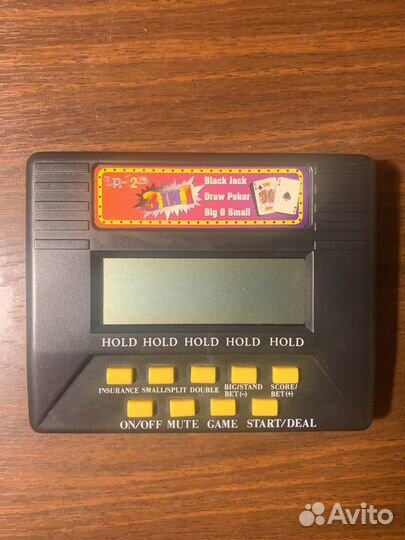 Электронная игра poker / black jack