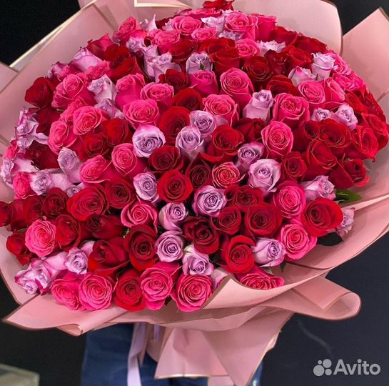 101 роза, 51 роза, 25 роз, 19 роз