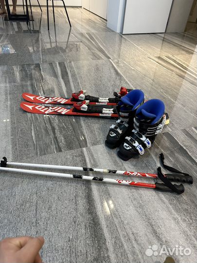Лыжи Аtomic redster детские 90. комплект