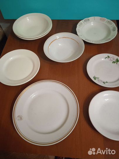 Тарелки новые и б/у СССР