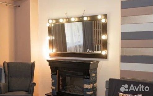 Зеркало с лампочками бу