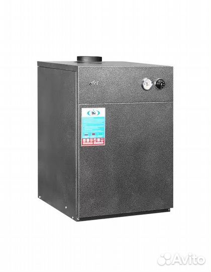 Напольный чугунный газовый котел Очаг кчг-20 EN