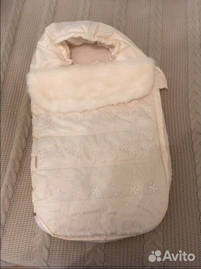 Конверт зимний на овчине, можно на выписку