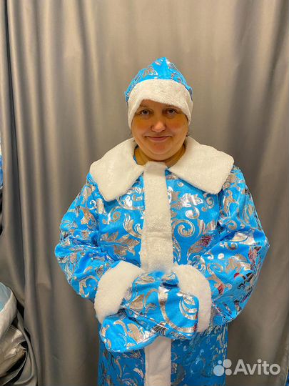 Костюм взрослый Снегурочка 56-58