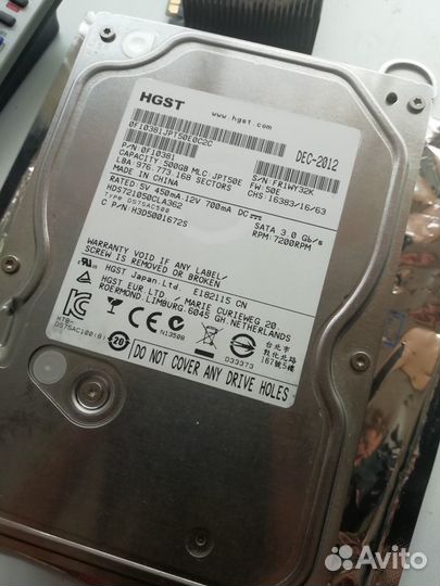 Жесткий диск IDE, SATA 80-160 гБ 3.5