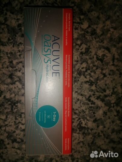 Линзы контактные Acuvue oasys