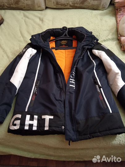 Куртка зимняя мужская 48 50 бу