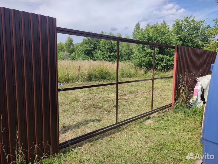 Каркас откатных ворот 4х2м