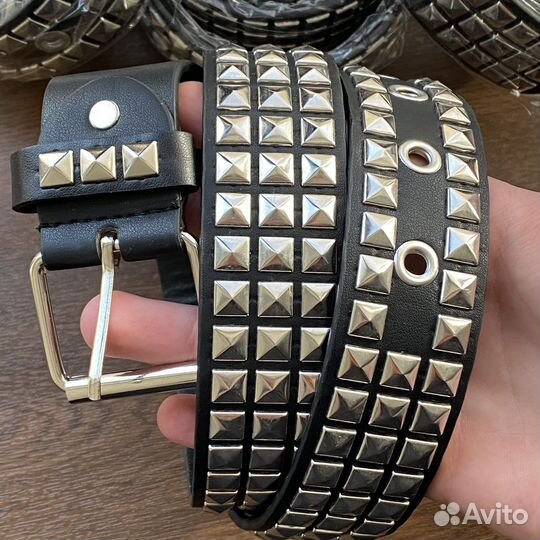 Ремень с шипами y2k