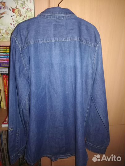 Джинсовая рубашка 152 см